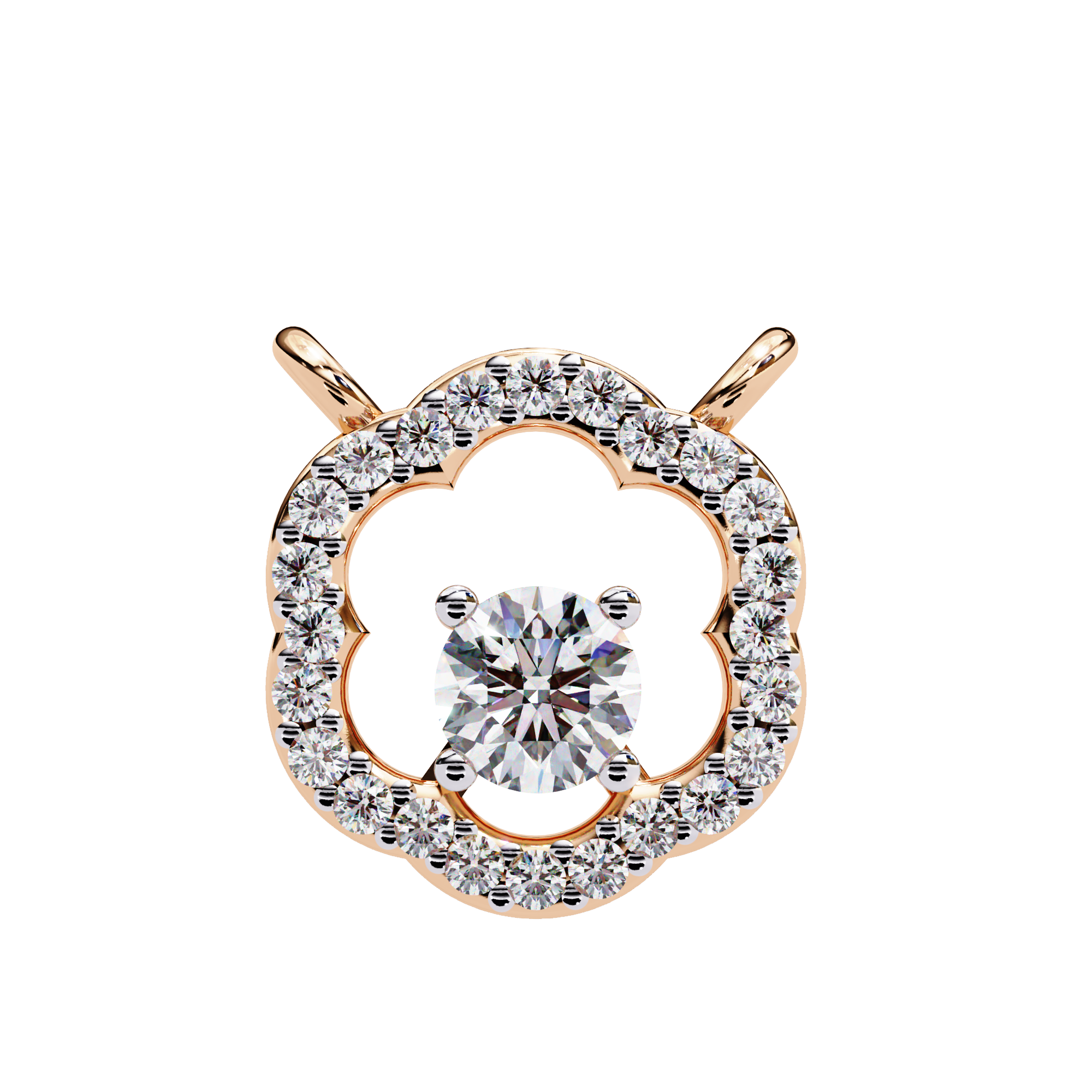 Zainab Solitaire Pendant