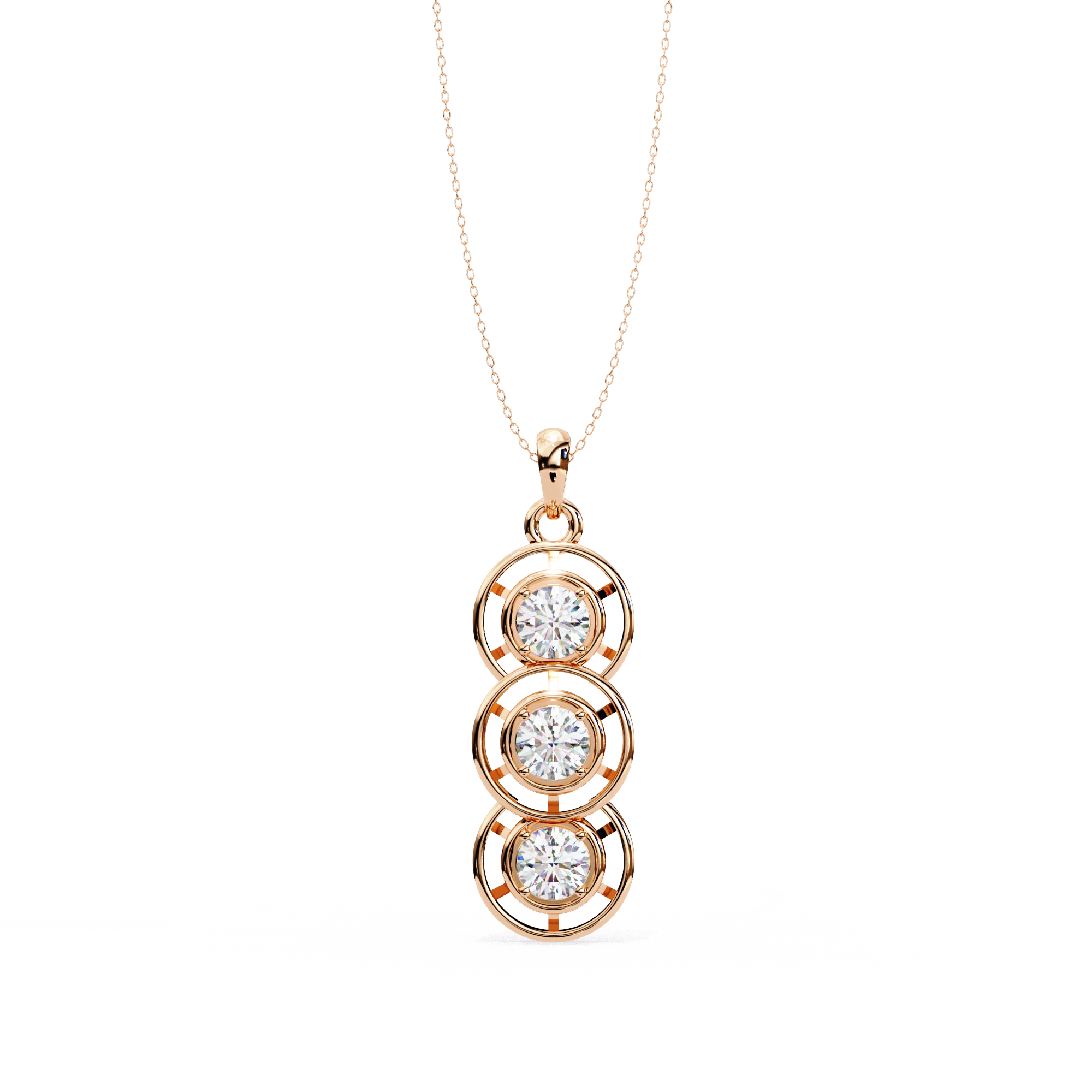 Iris Diamond Pendant