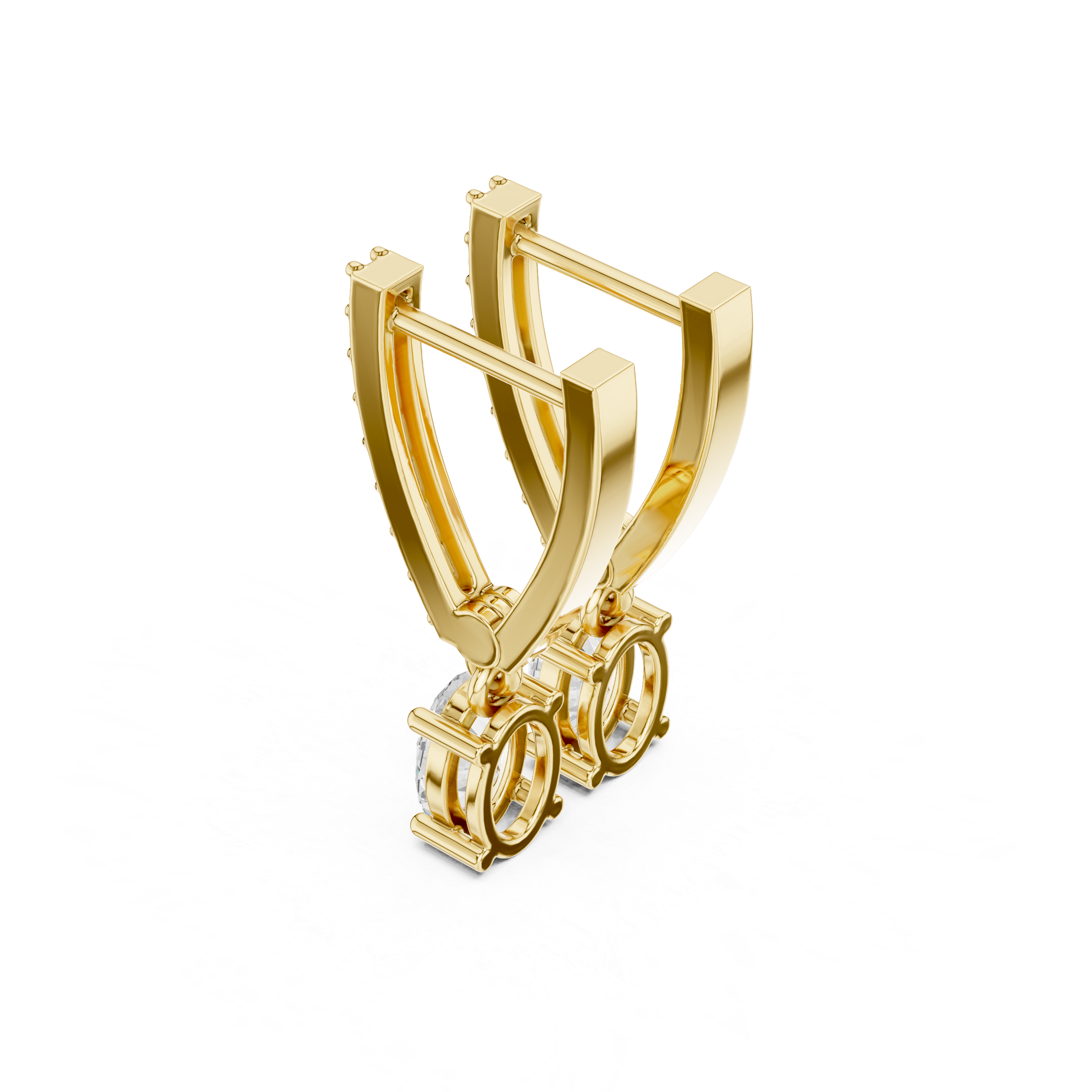 Cordelia Solitaire Earring