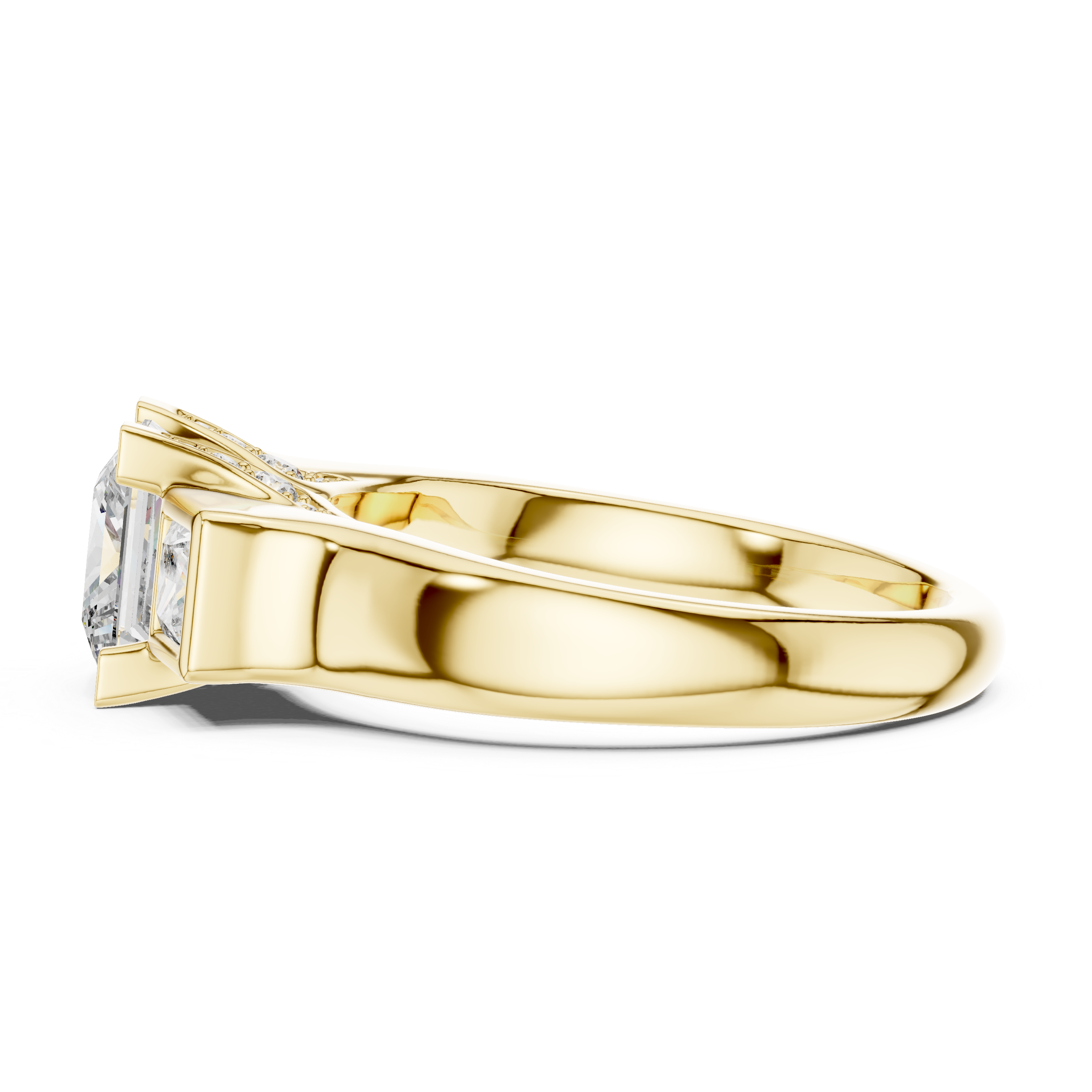 Cosmia Three Stone Ring