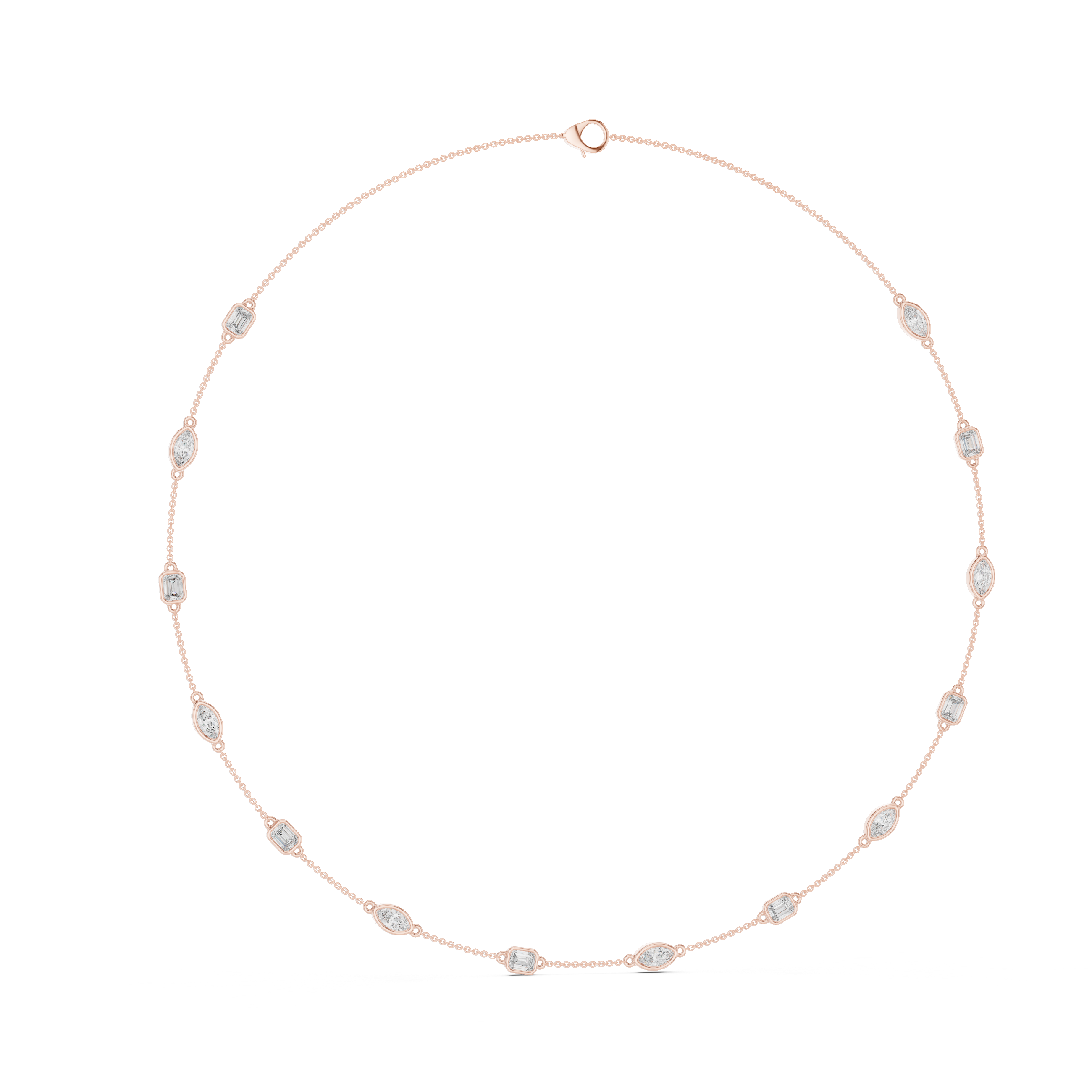 Rosa Diamond Necklace