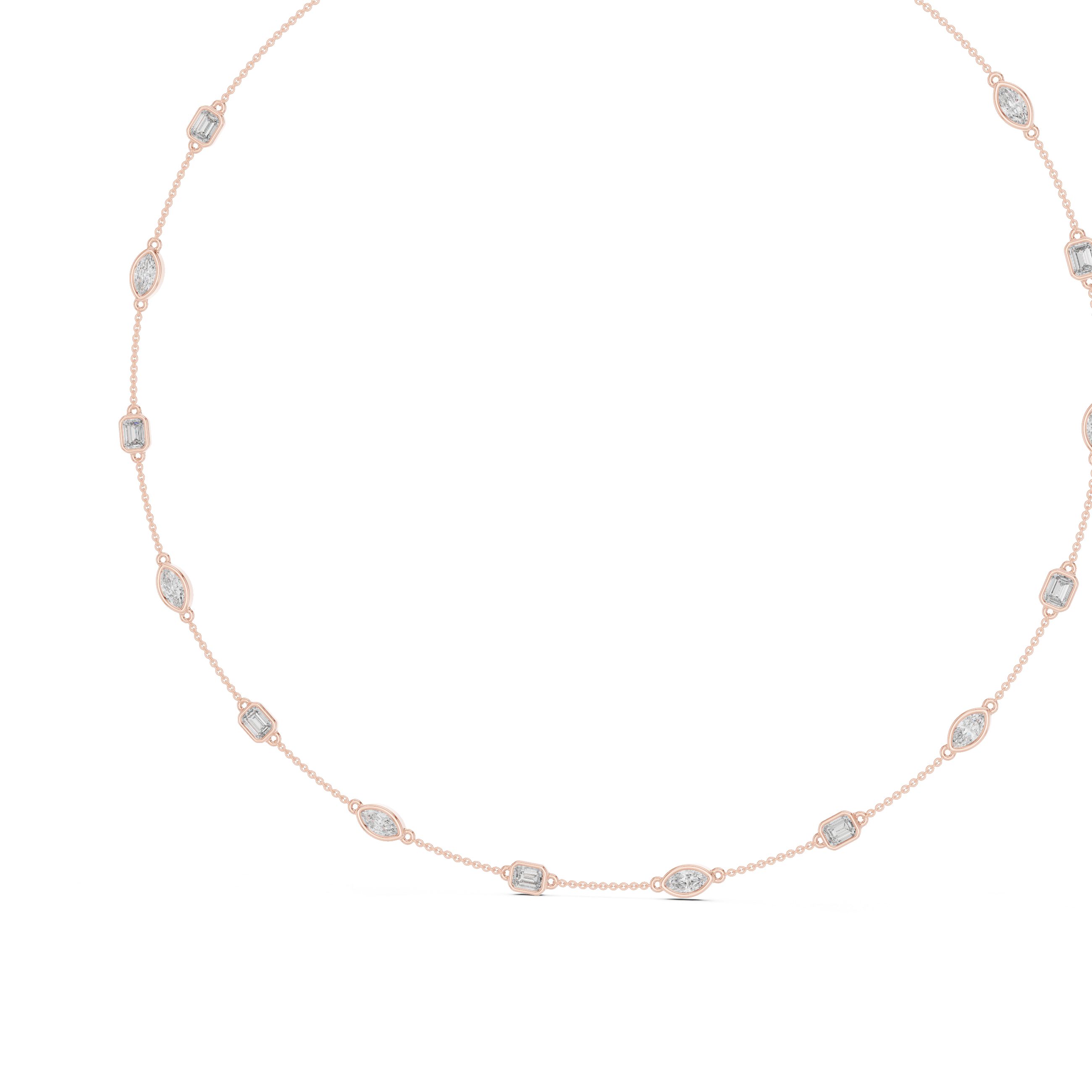 Rosa Diamond Necklace