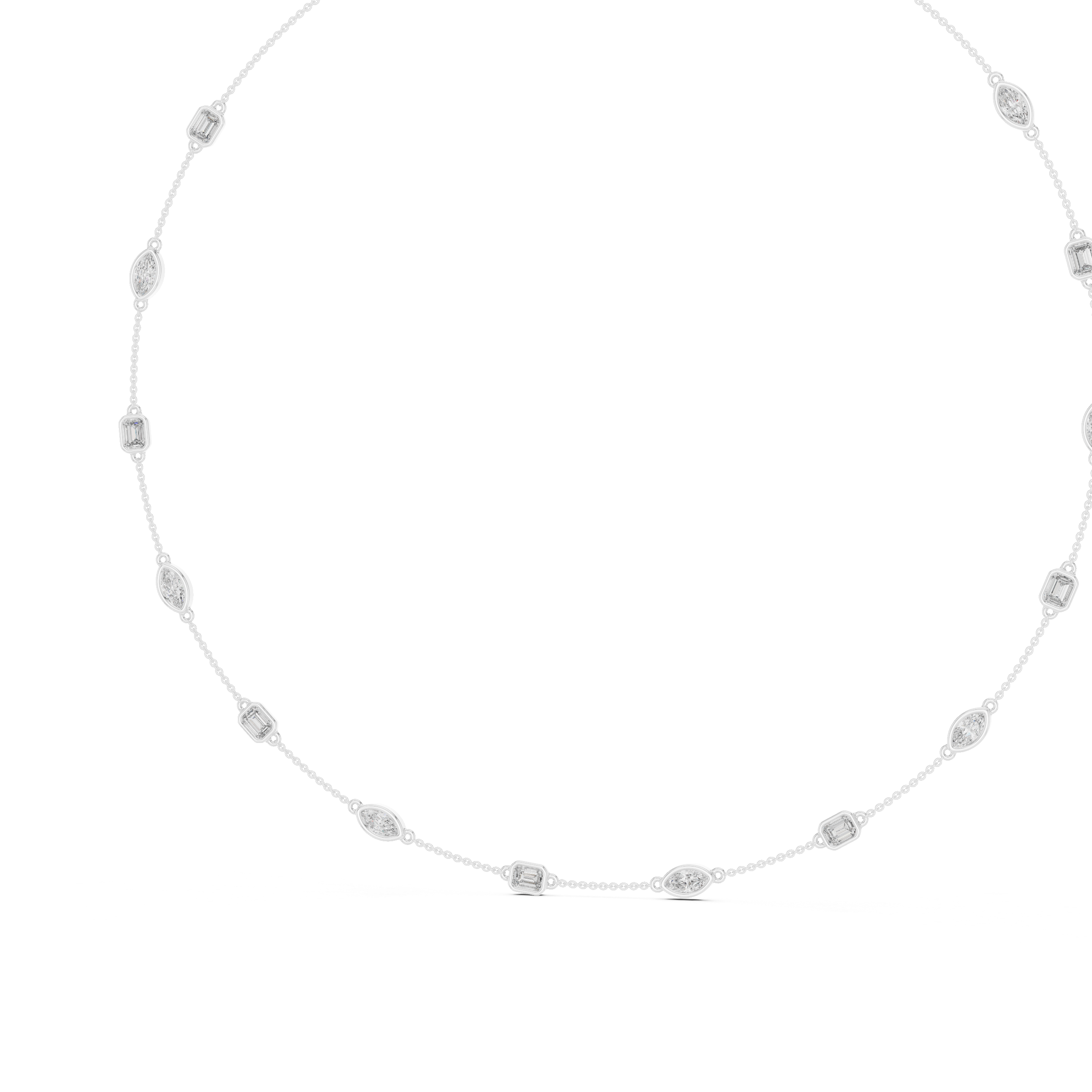 Rosa Diamond Necklace