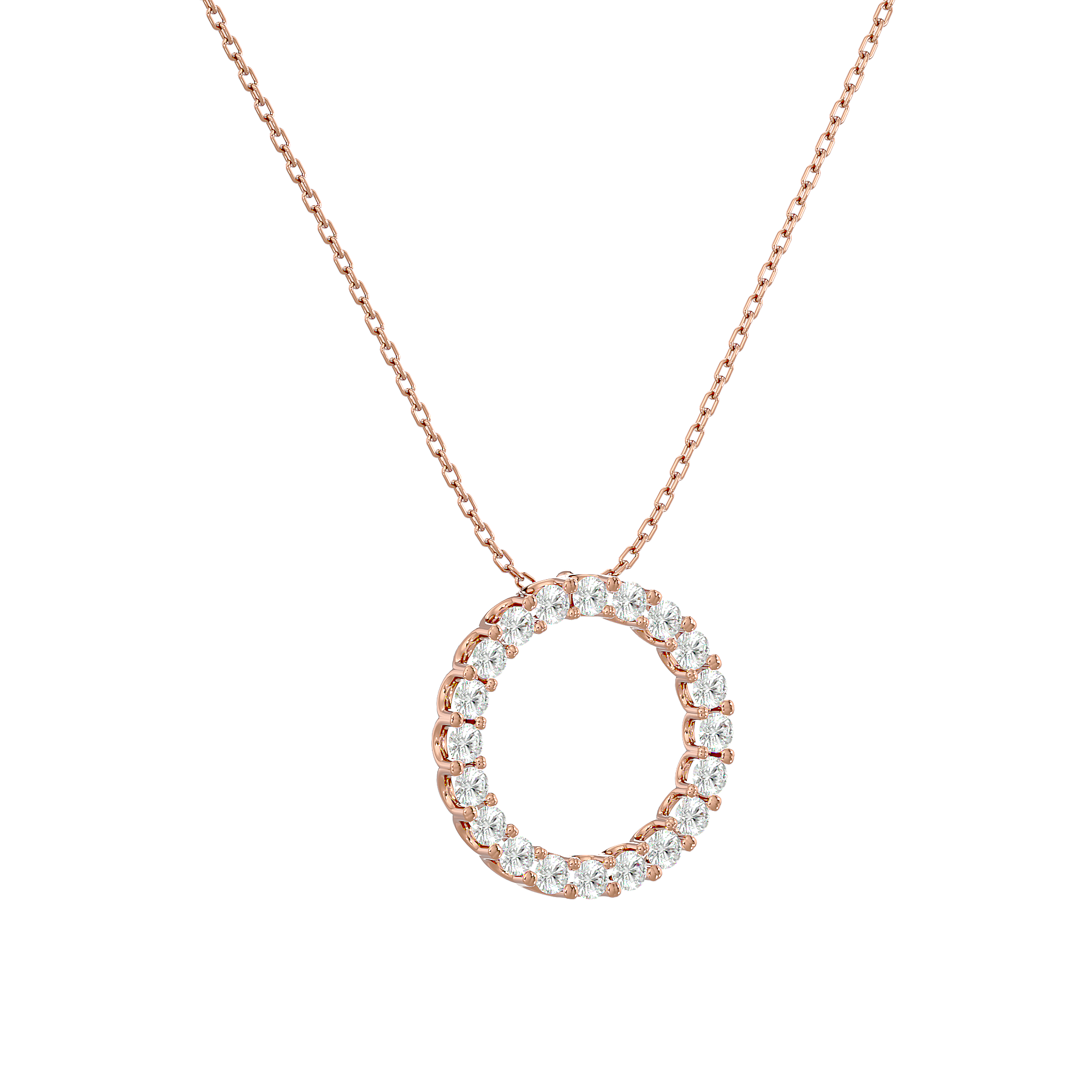 Zinnia Diamond Pendant