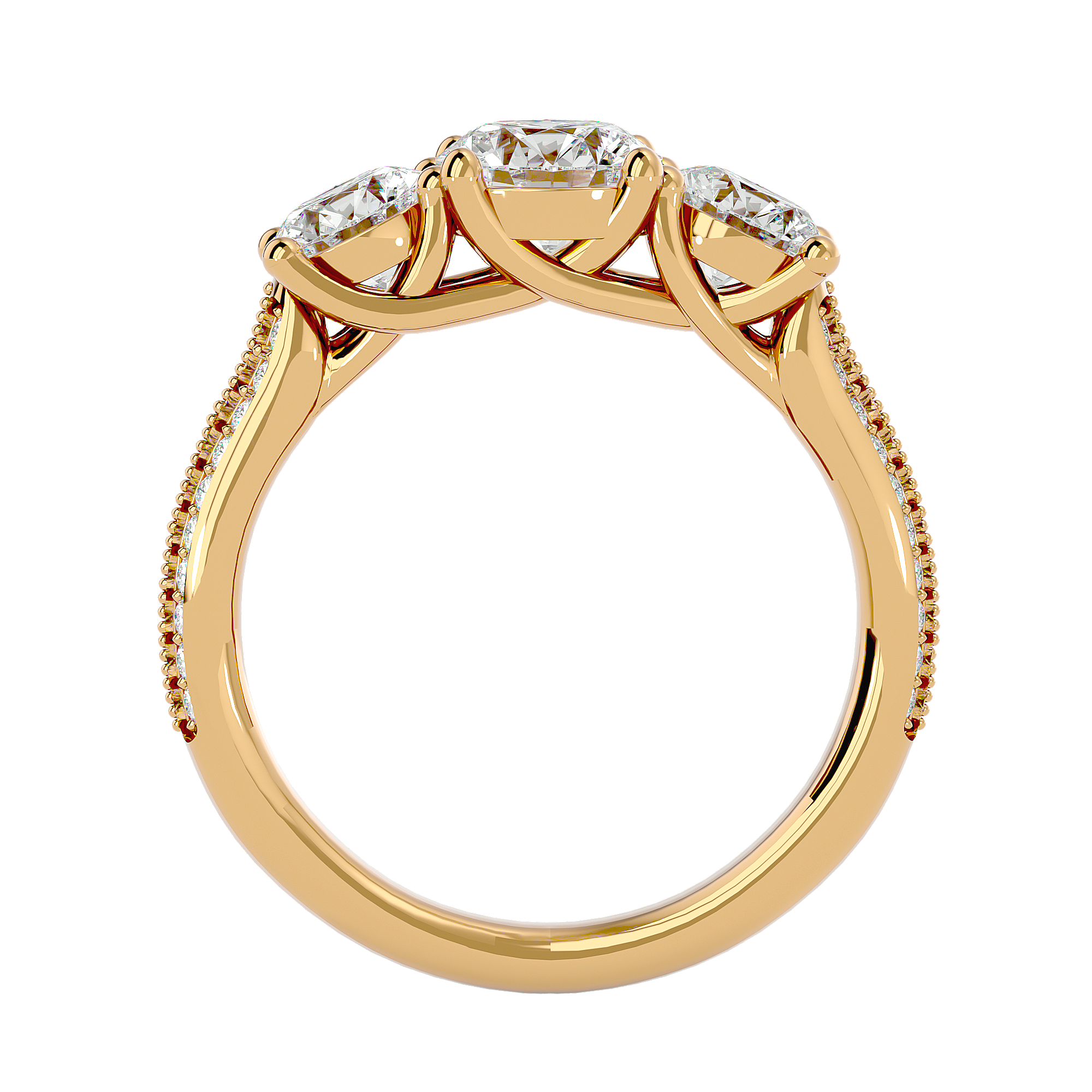 Romilly Three Stone Ring