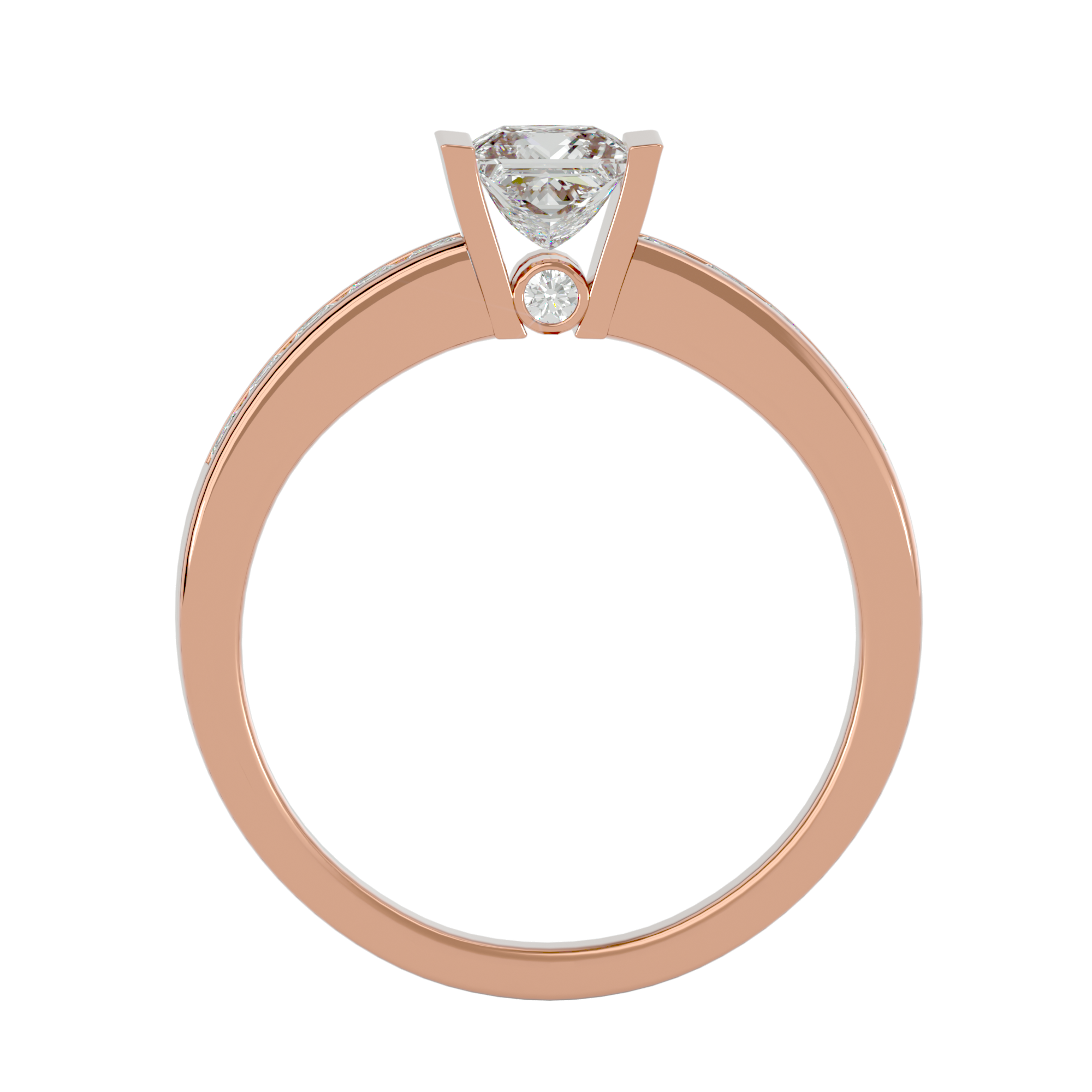 Omega Solitaire Ring