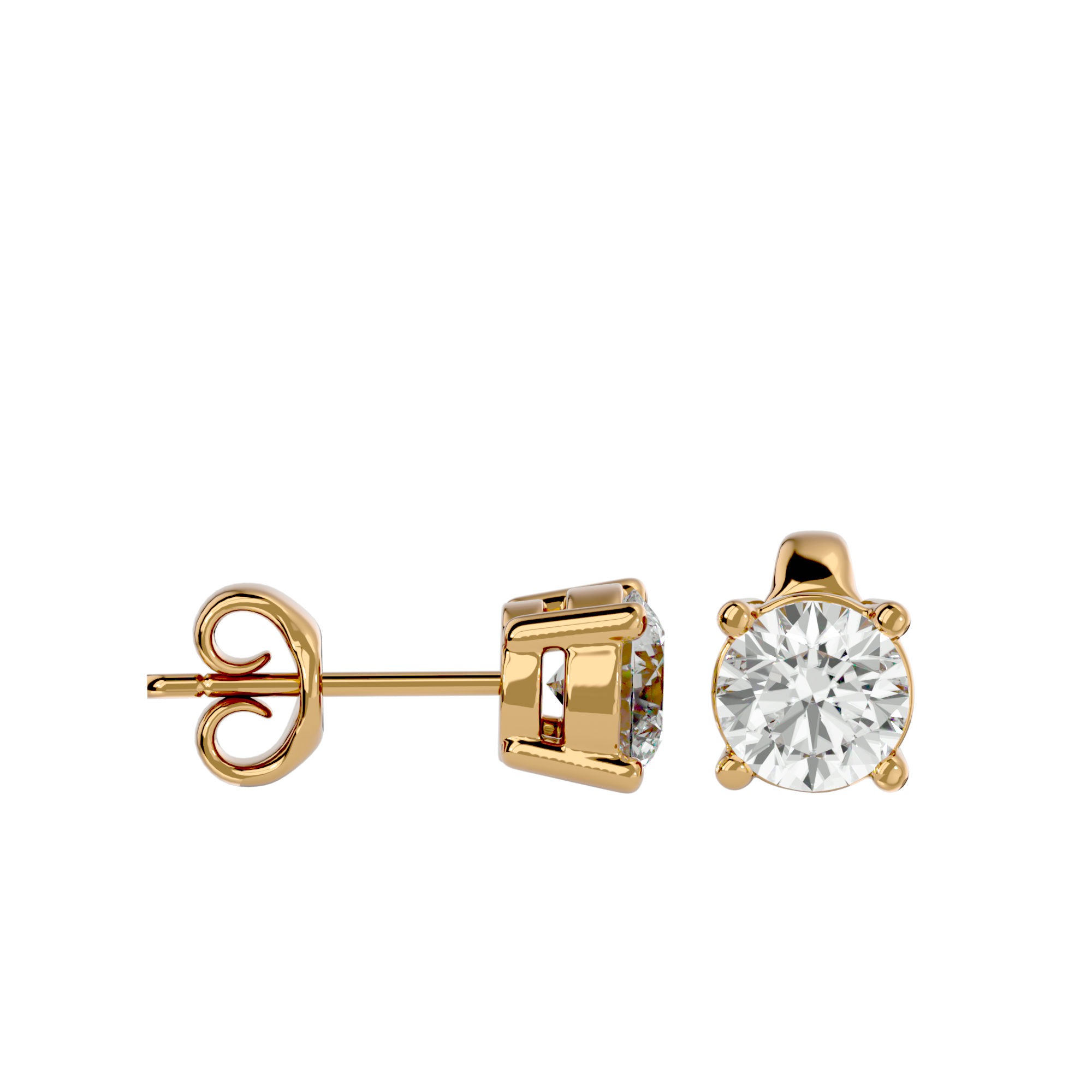 Ava Solitaire Earring