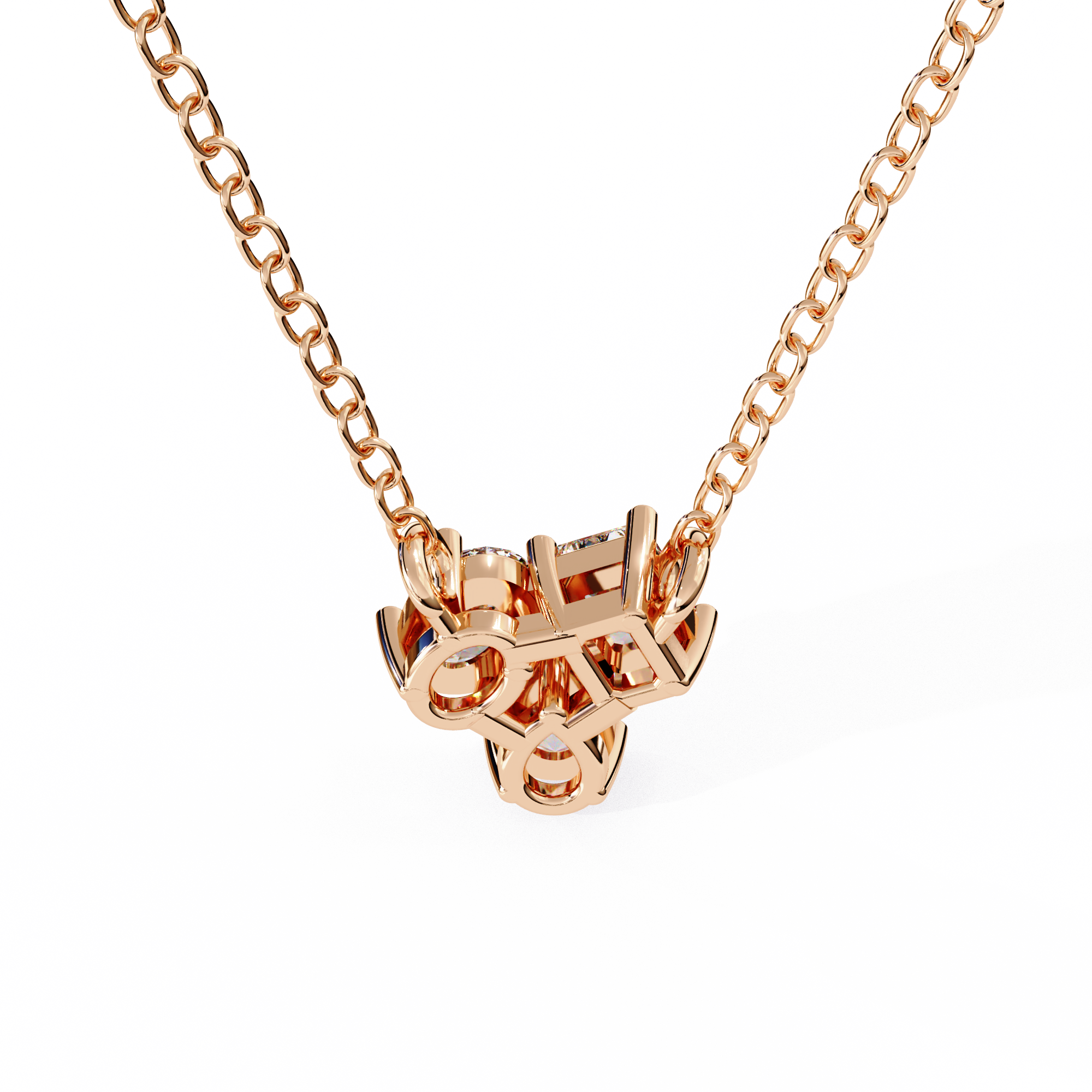 Olivia Three Stone Pendant