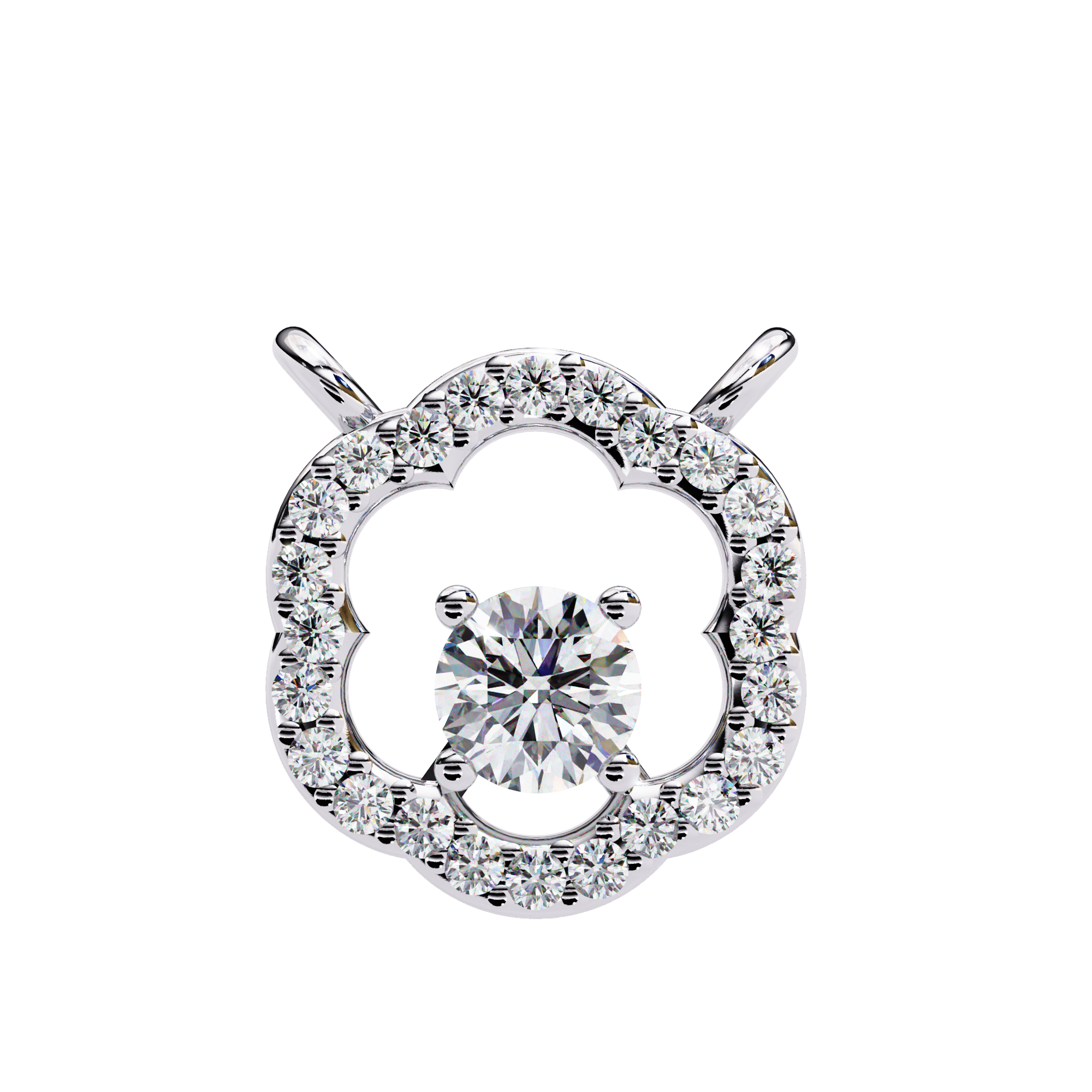 Zainab Solitaire Pendant