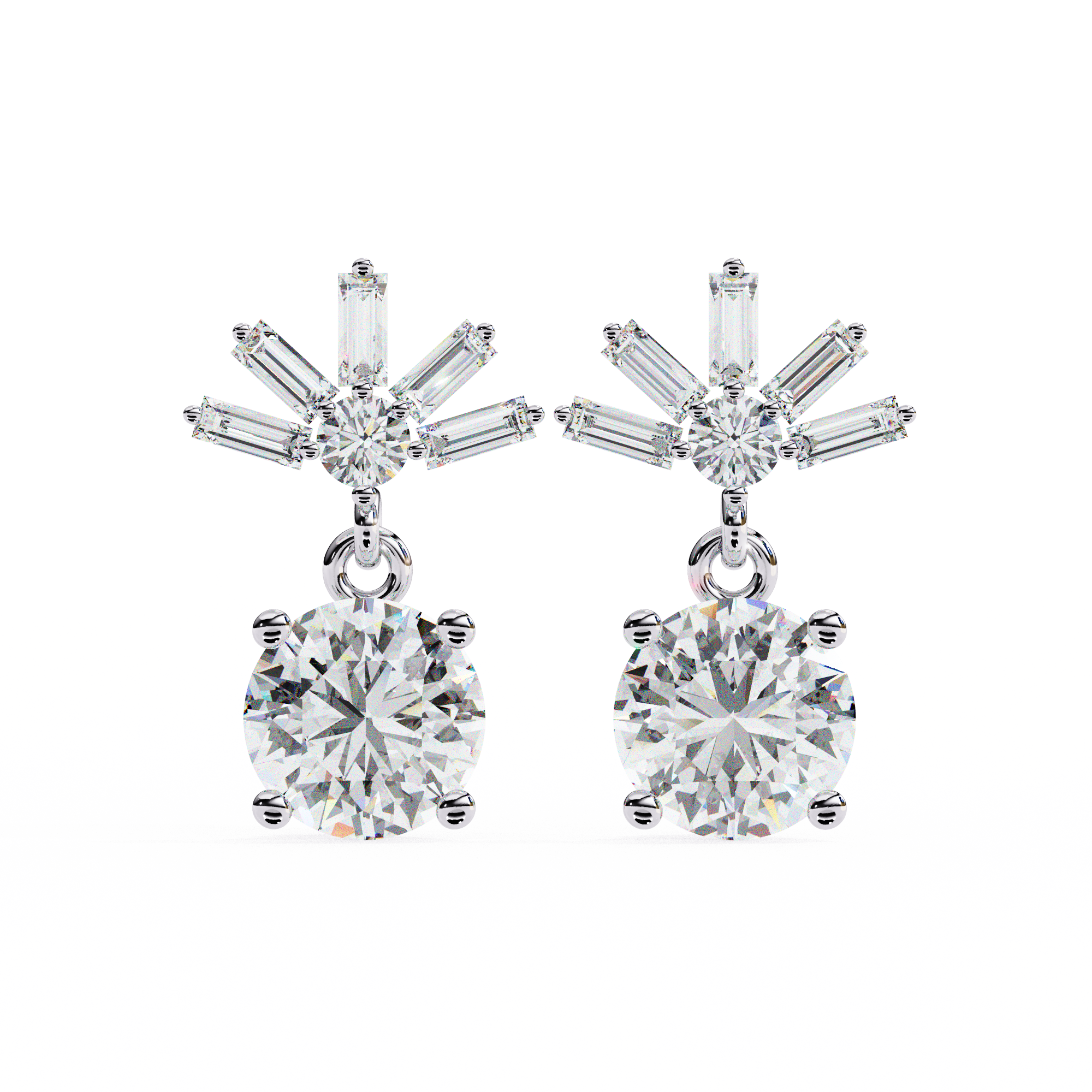 Edna Solitaire Earring