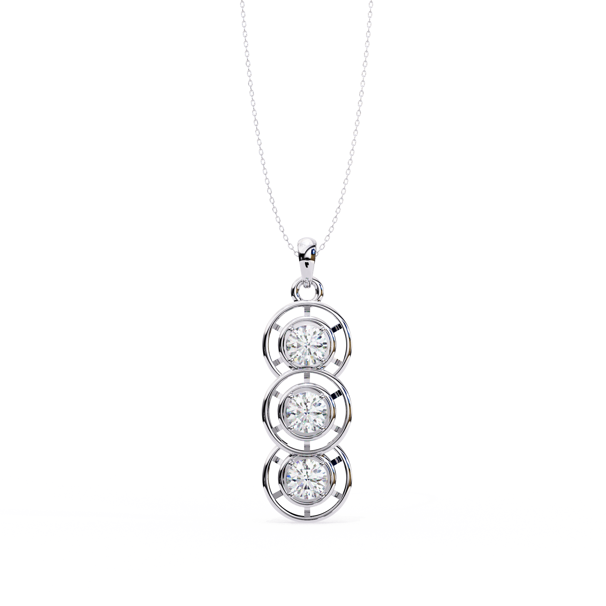 Iris Diamond Pendant