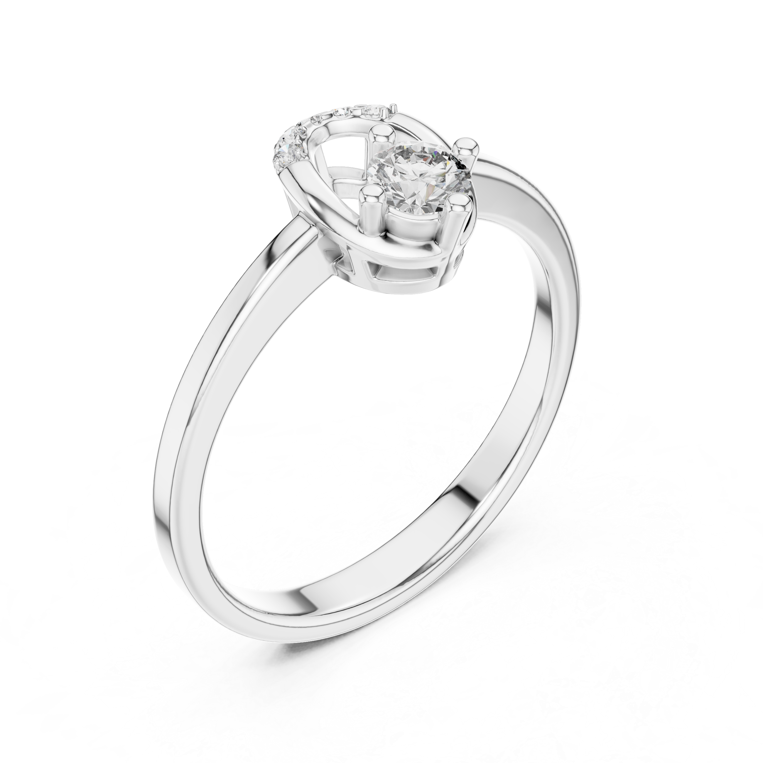 Leah Solitaire Ring