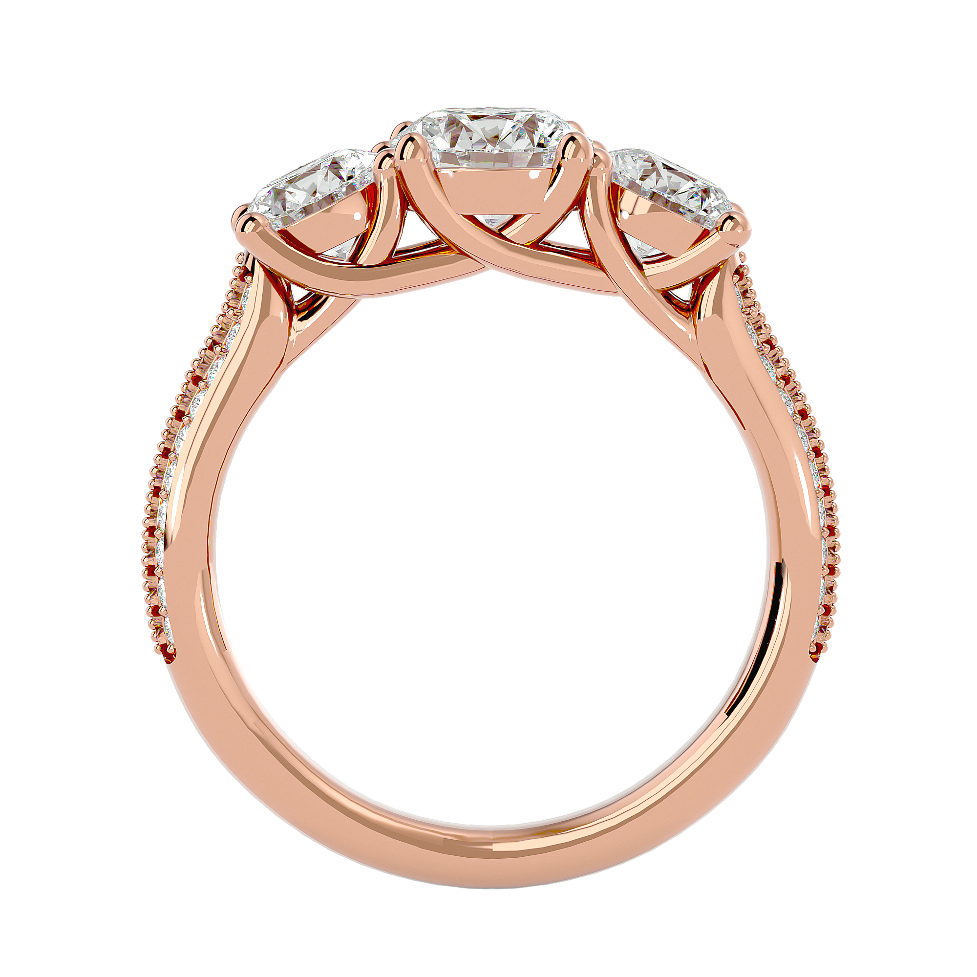 Romilly Three Stone Ring