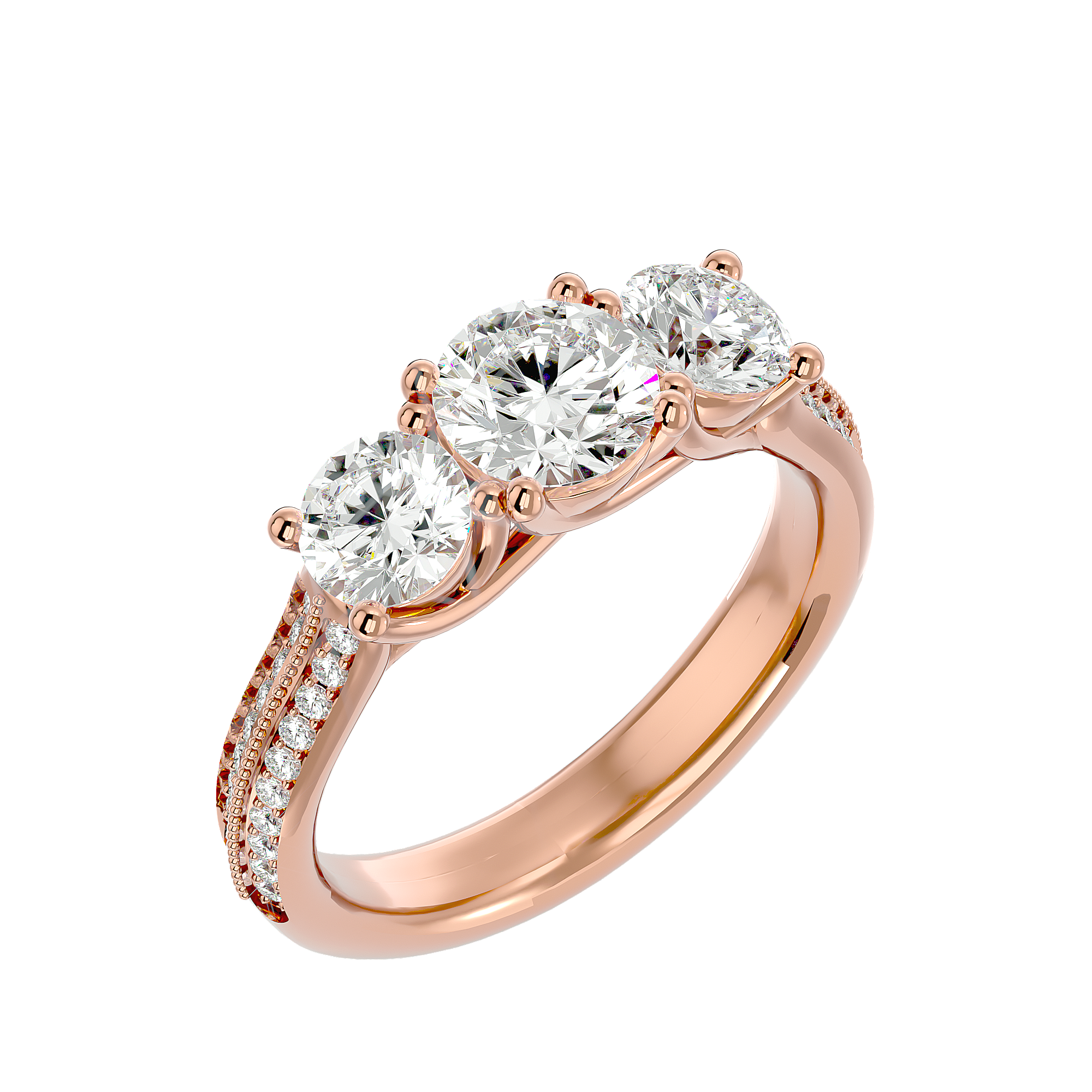 Romilly Three Stone Ring
