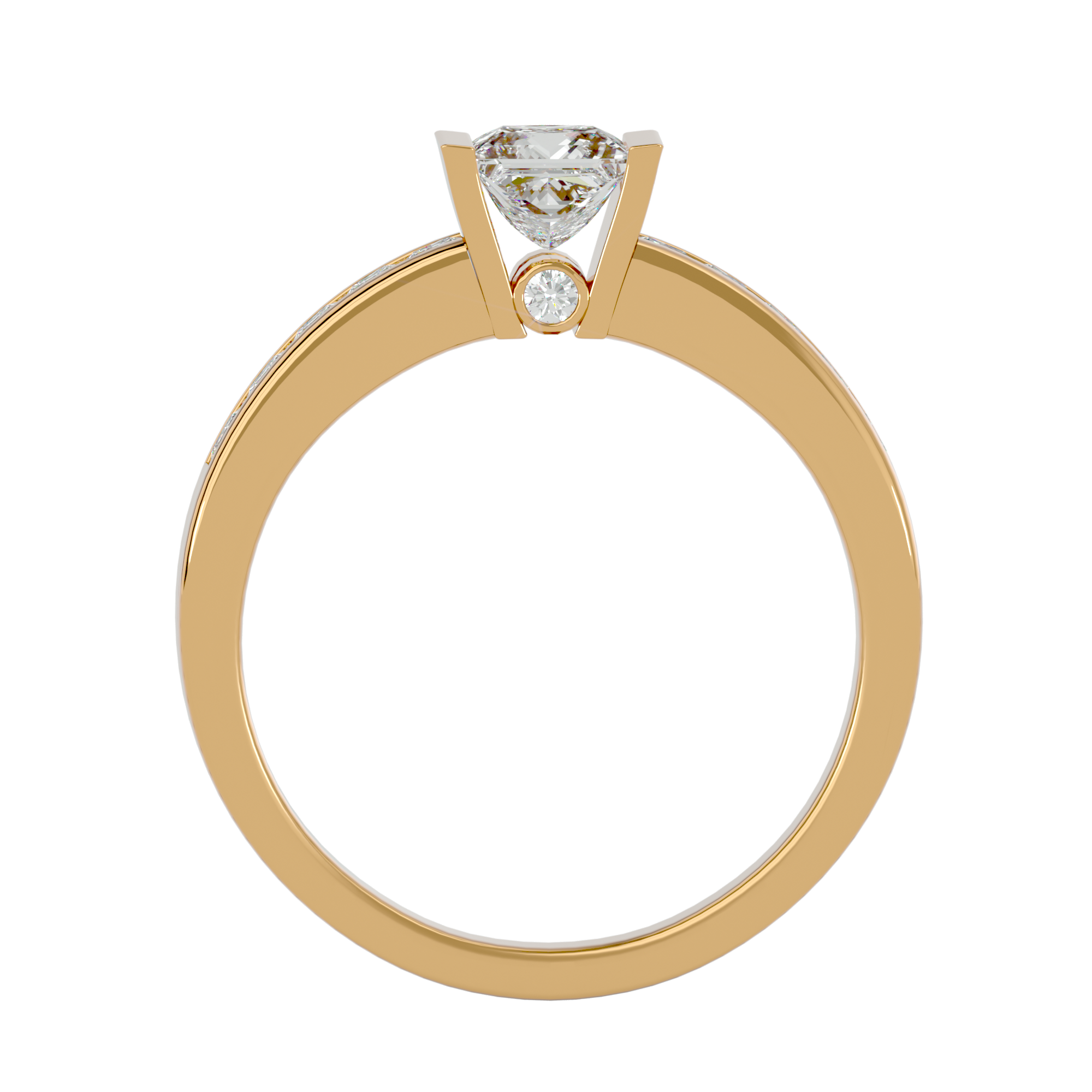 Omega Solitaire Ring