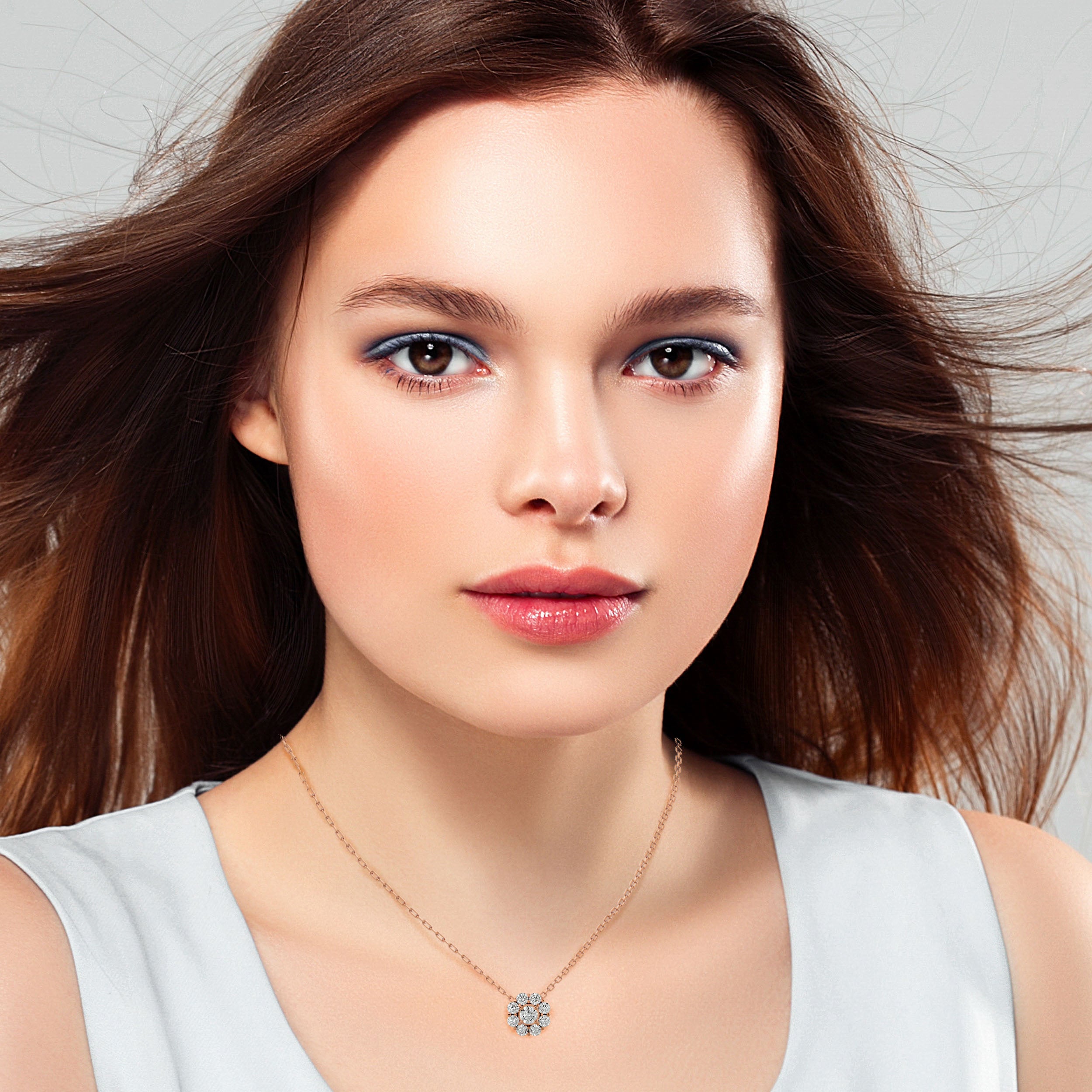 Brigitte Solitaire Pendant