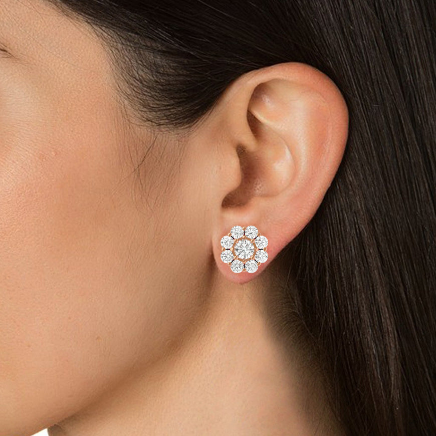 Venessa Solitaire  Earring