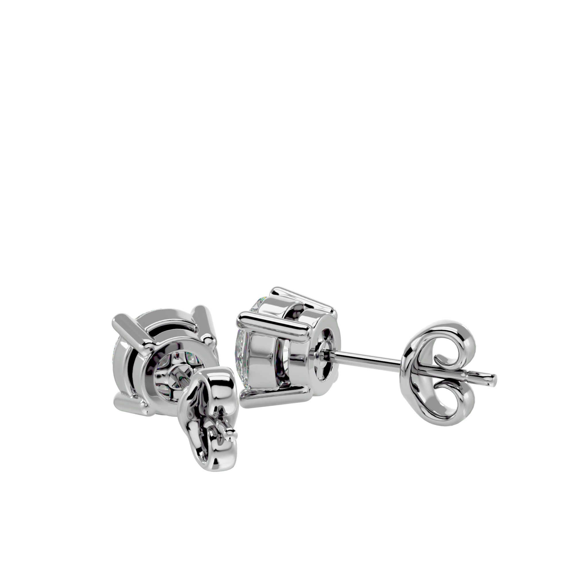 Ava Solitaire Earring