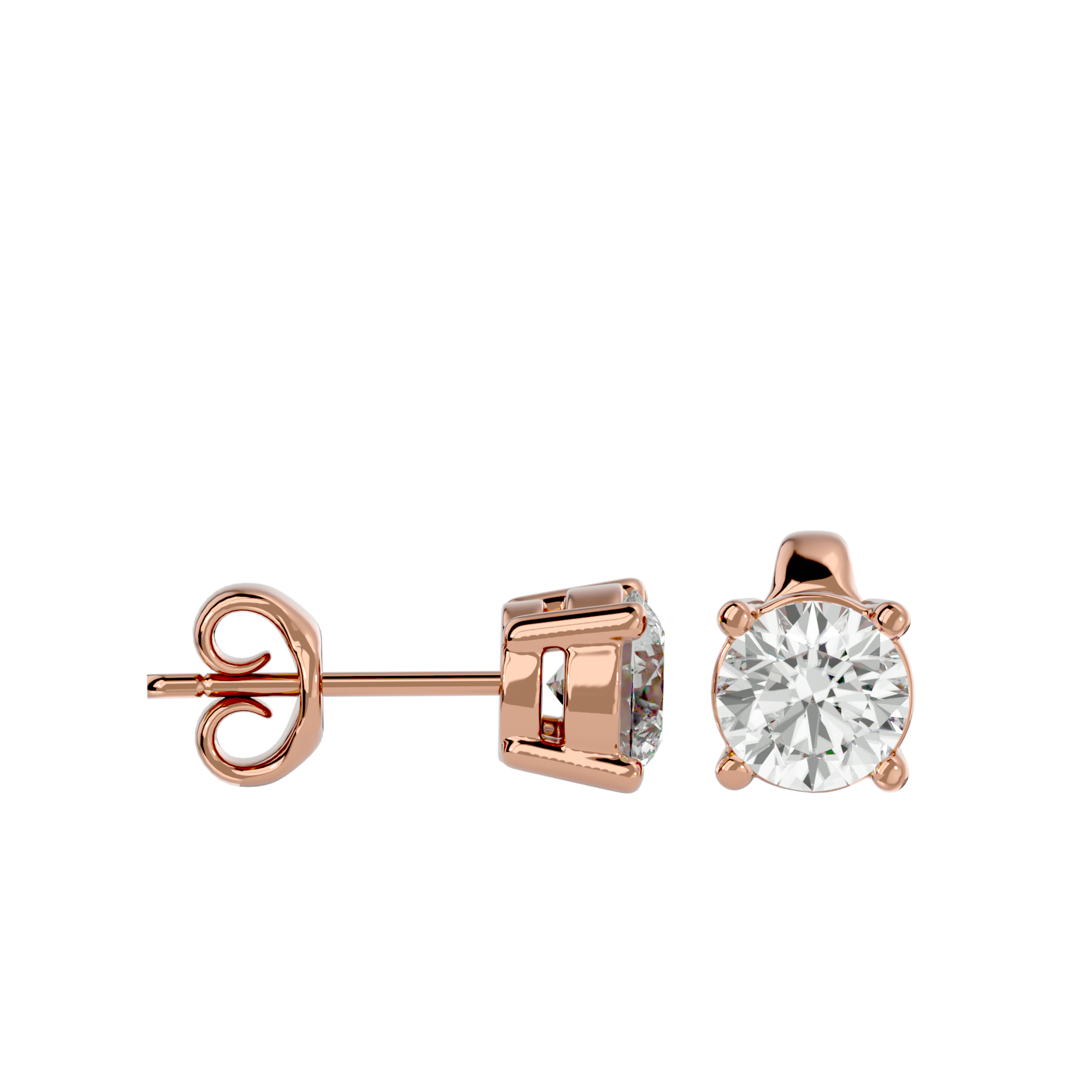 Ava Solitaire Earring