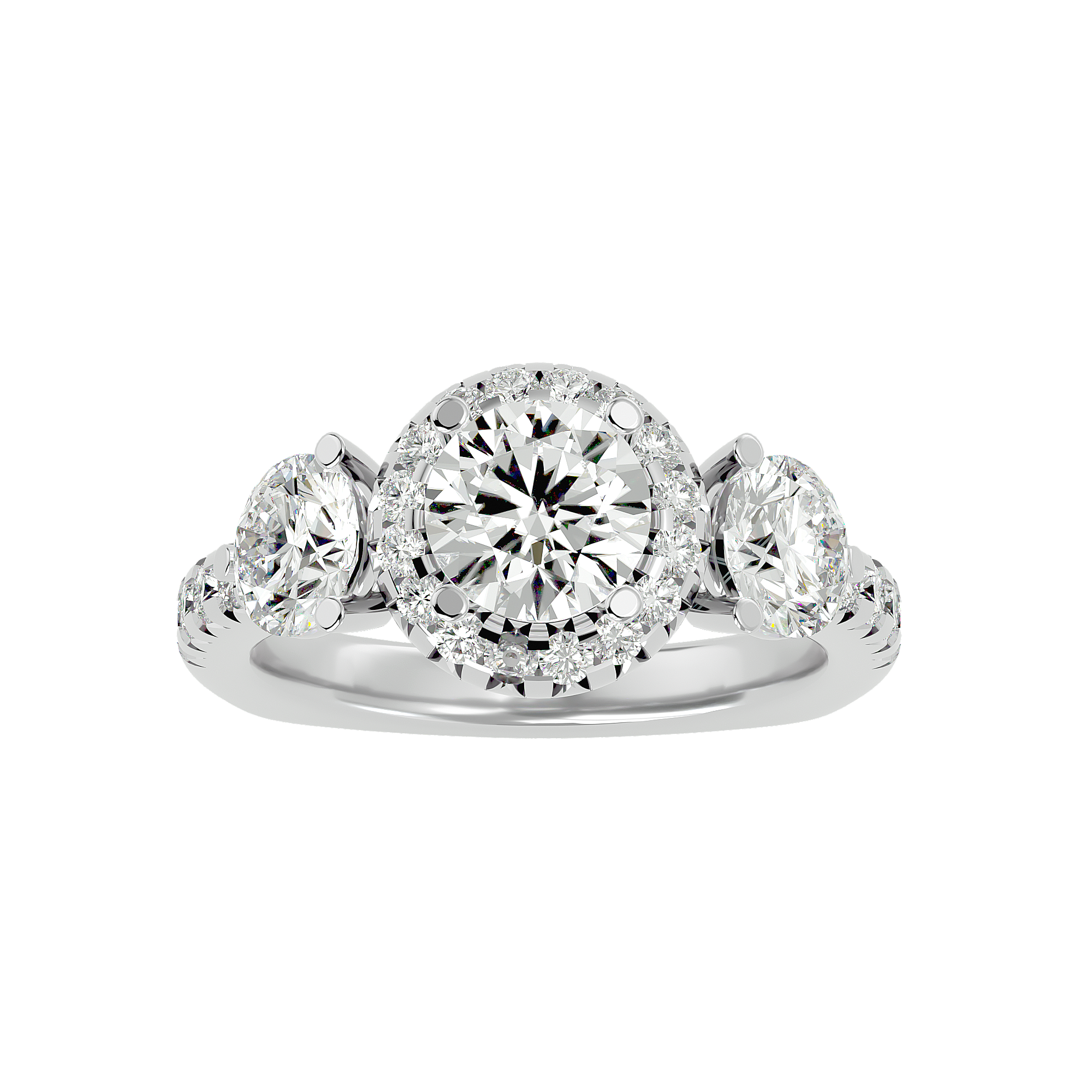 Noel Three Stone Ring